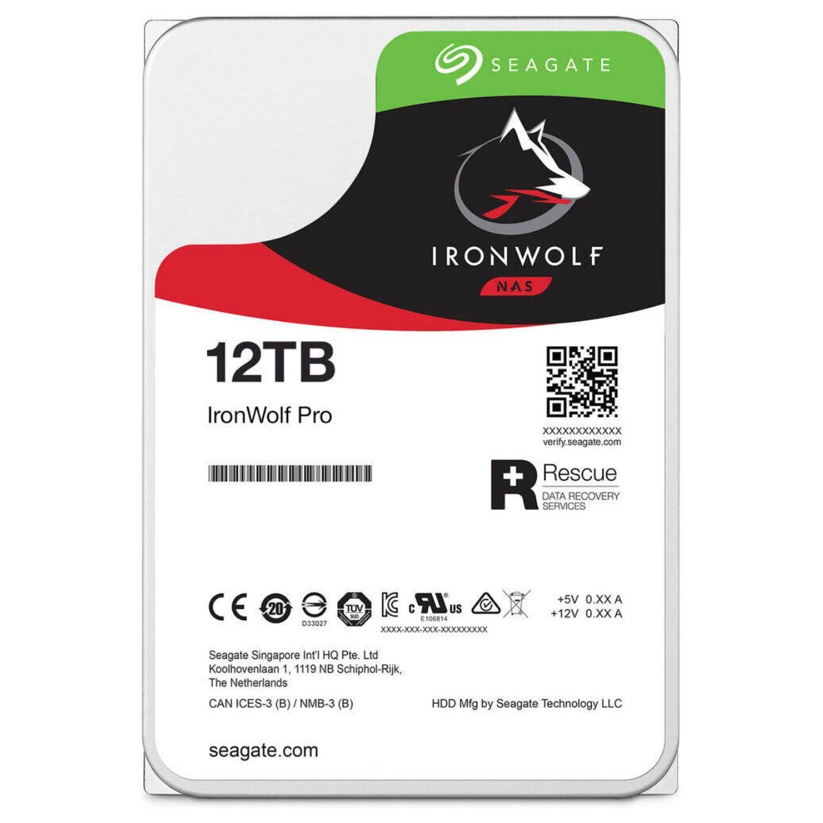 Seagate IronWolf Pro Up To 24TB NAS HDD – 3.5" SATA III, 7200 RPM