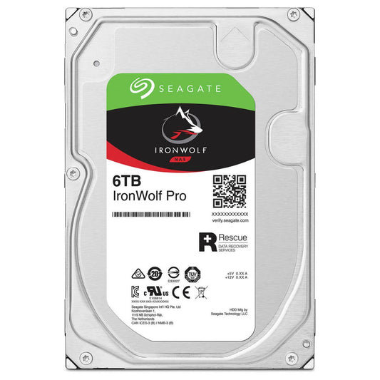 Seagate IronWolf Pro Up To 24TB NAS HDD – 3.5" SATA III, 7200 RPM