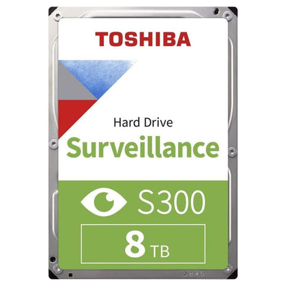 Toshiba S300 Surveillance HDD – 3.5" SATA Internal Hard Drive (2TB / 4TB / 6TB / 8TB) for DVR & NVR 24/7 Recording