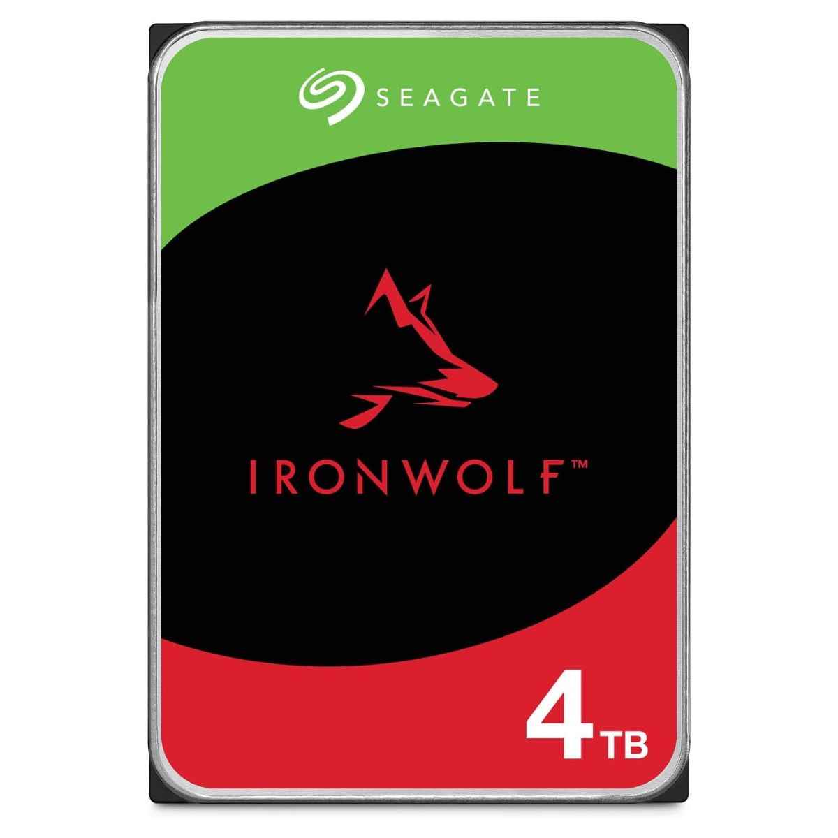 Seagate IronWolf 4TB NAS Internal HDD – 3.5" SATA 6Gb/s, 5900RPM, CMR, 64MB Cache | ST4000VN006
