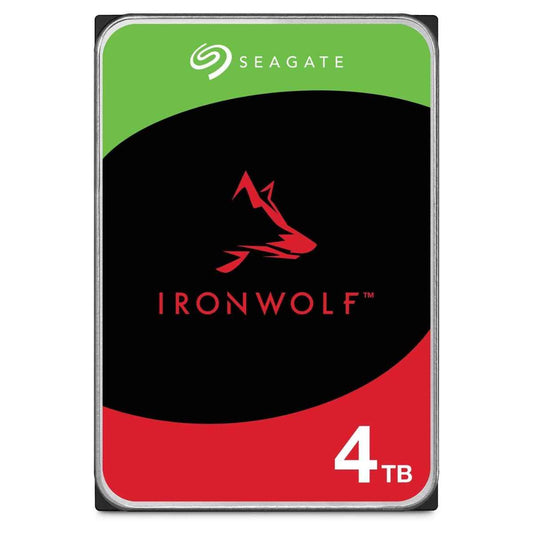 Seagate IronWolf 4TB NAS Internal HDD – 3.5" SATA 6Gb/s, 5900RPM, CMR, 64MB Cache | ST4000VN006
