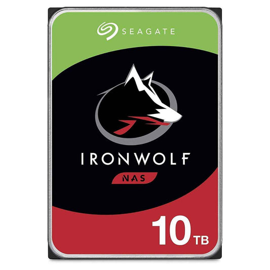 Seagate IronWolf 10TB NAS Internal HDD – 3.5" SATA III, 7200 RPM, 256MB Cache | ST10000VN000